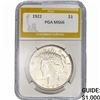 Image 1 : 1922 Silver Peace Dollar PGA MS66
