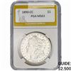 Image 1 : 1890-CC Morgan Silver Dollar PGA MS63