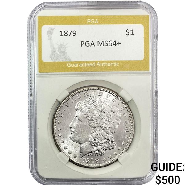 1879 Morgan Silver Dollar PGA MS64+