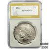Image 1 : 1922 Silver Peace Dollar PGA MS65