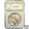 Image 1 : 1922 Silver Peace Dollar PGA MS65