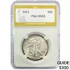 Image 1 : 1942 Walking Liberty Half Dollar PGA MS65