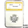 Image 1 : 1943-S Wheat Cent PGA MS67