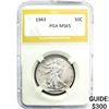 Image 1 : 1943 Walking Liberty Half Dollar PGA MS65