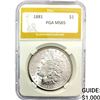 Image 1 : 1881 Morgan Silver Dollar PGA MS65