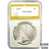 Image 1 : 1924 Silver Peace Dollar PGA MS65