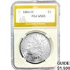 Image 1 : 1884-CC Morgan Silver Dollar PGA MS65
