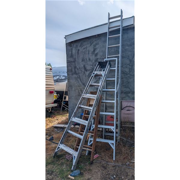 LOT OF 5 ASSORTED LADDERS