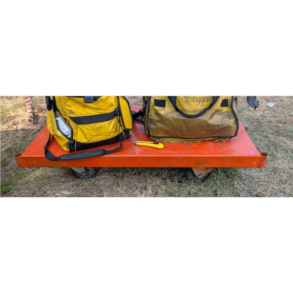 ORANGE FLAT INVENTORY CART