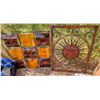 Image 1 : LOT OF 2 DECORATIVE WALL HANGINGS