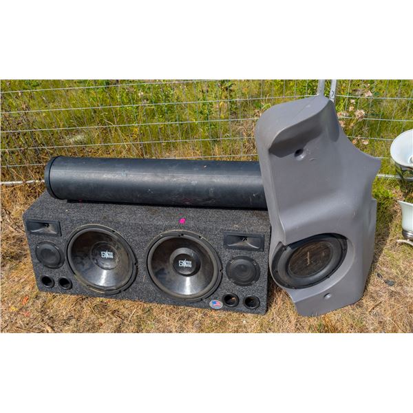 LOT OF 2 AUTOMOTIVE SUBWOOFERS