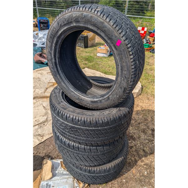 LOT OF 4 PIRELLI WINTERPRO TIRES 245/50R17