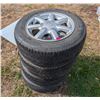 Image 1 : SET OF 4 VOLKSWAGEN 14" RIMS W/ BRIDGESTONE POTENA
