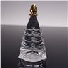 Image 1 : Baccarat Crystal Christmas Tree Figurine