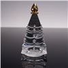 Image 2 : Baccarat Crystal Christmas Tree Figurine