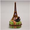 Image 3 : Limoges France La Vie en Rose Eiffel Tower Keepsake Box