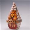 Image 1 : SC Limoges Porcelain Trinket Box, Egyptian Pyramid