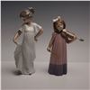 Image 1 : 2pc Nao by Lladro Figurines Girl with Violin and How Pretty