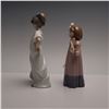 Image 2 : 2pc Nao by Lladro Figurines Girl with Violin and How Pretty
