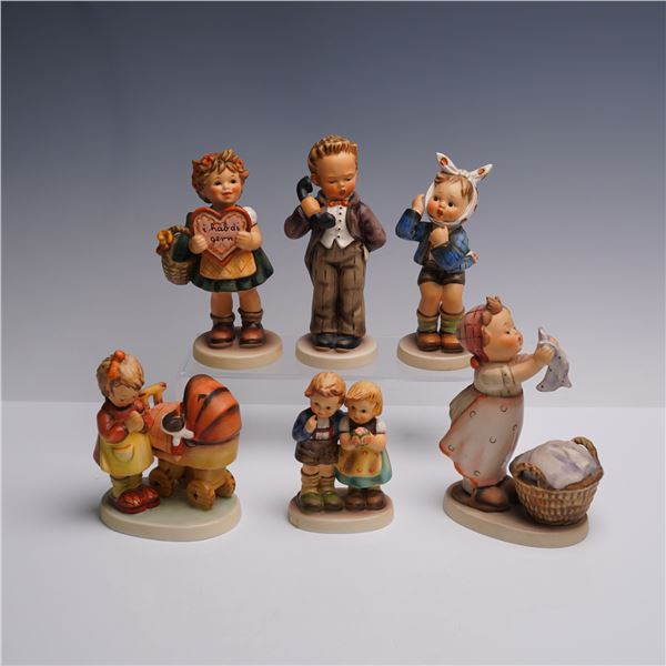 6pc Goebel Hummel Figurine Collection Charming Scenes