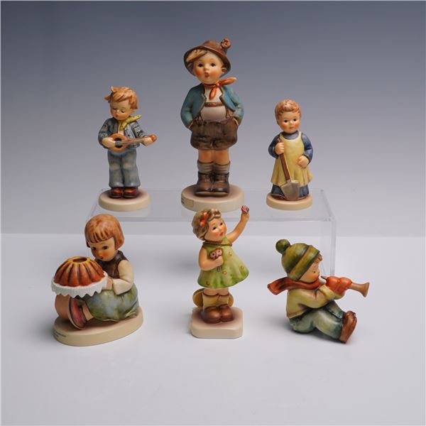 6pc Goebel Hummel Figurines Garden Treasures & More