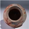 Image 3 : Hand Painted Redware Pot with Leaf Motif