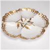 Image 3 : T&V Limoges Gilt Porcelain Oyster Plate