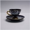 Image 2 : 8pc C. Florentine Porcelain Footed Cup and Saucers