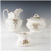 Image 1 : 4pc Bona Fama Alba China Violet-Pattern Wash Set with Lid