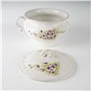 Image 9 : 4pc Bona Fama Alba China Violet-Pattern Wash Set with Lid