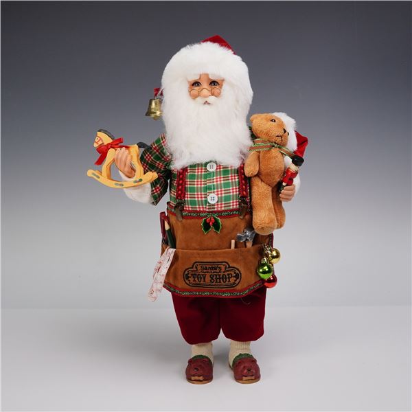 Karen Didion Christmas Figurine, Toy Maker Santa