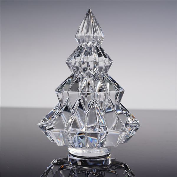 Baccarat Crystal Christmas Tree Figurine with Box