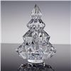Image 1 : Baccarat Crystal Christmas Tree Figurine with Box