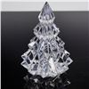 Image 2 : Baccarat Crystal Christmas Tree Figurine with Box