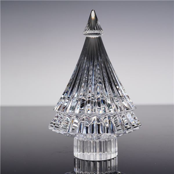 Baccarat Crystal Fir Tree Figurine with Box