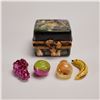 Image 1 : Grand Dezign Limoges Porcelain Fruit Box with Miniature Fruit Assortment