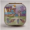 Image 1 : Limoges Porcelain Treasure Box, Bastille Day Scene