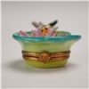 Image 2 : Rochard Limoges Porcelain Lily in the Pond Trinket Box