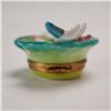 Image 5 : Rochard Limoges Porcelain Lily in the Pond Trinket Box