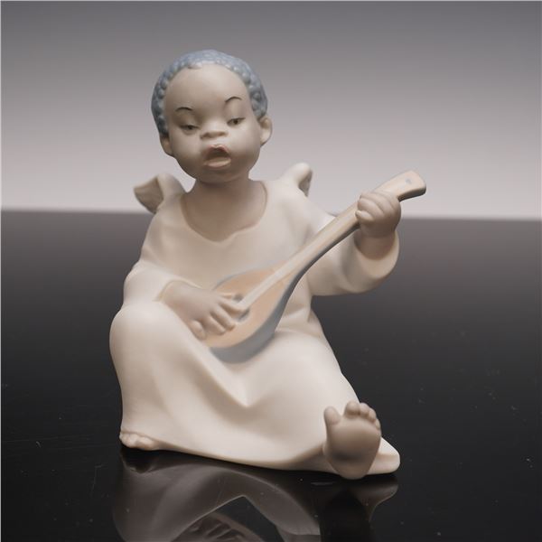 Lladro Porcelain Figurine, Angel Black 01014537