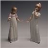 Image 1 : 2pc Nao by Lladro Figurines To Light the Way and Yawning