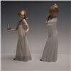 Image 2 : 2pc Nao by Lladro Figurines To Light the Way and Yawning