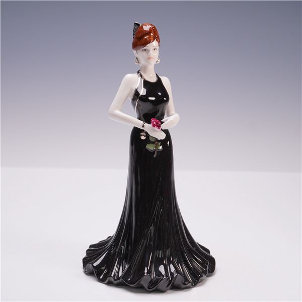 Coalport Bone China Figurine, Stunning in Black