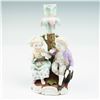 Image 1 : Sitzendorf Porcelain Figural Candlestick with Courting Couple