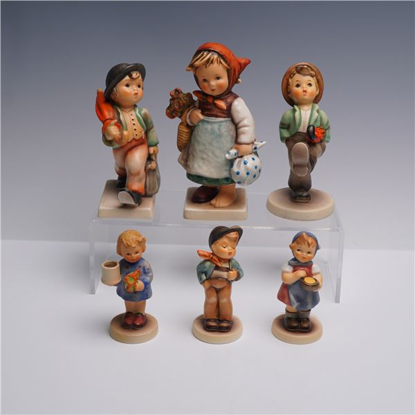 6pc Goebel Hummel Figurines Lucky Fellow & More