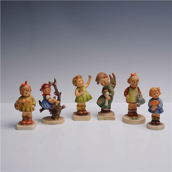 6pc Goebel Hummel Girl and Angel Collection