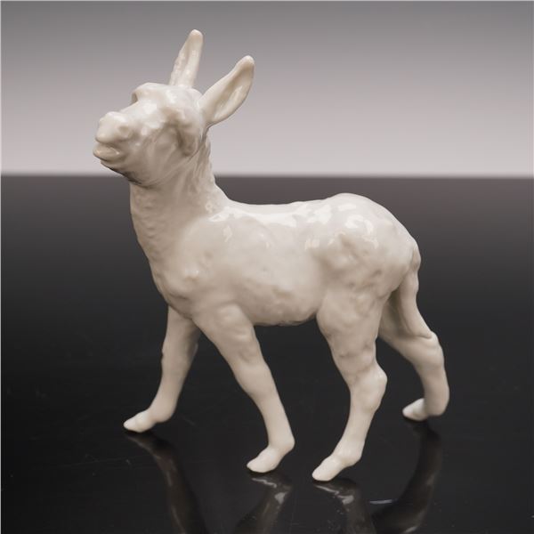 German White Porcelain Donkey