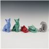 Image 1 : 5pc Rookwood Pottery Animal Figurines with Boxes