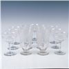 Image 1 : 13pc Vintage Etched Glass Goblets and Coupes
