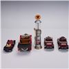Image 2 : 5pc Diecast Model Cars & Texaco Sky Chief Gas Pump